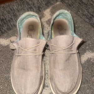 Hey Dude Light Gray Slip-On Shoes